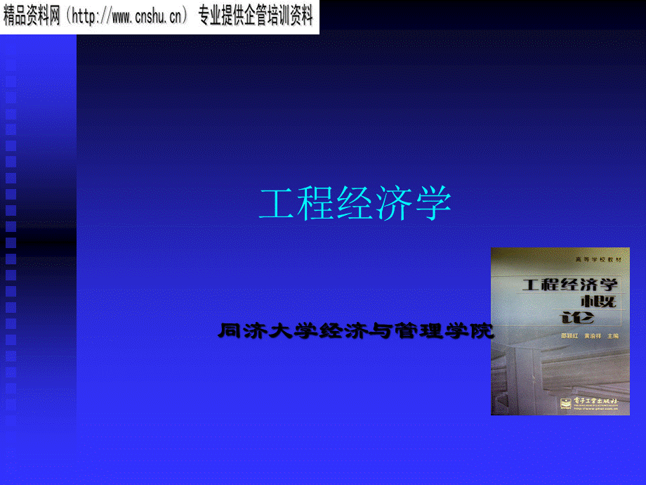 工程经济学的理论基础与分析方法.pptx