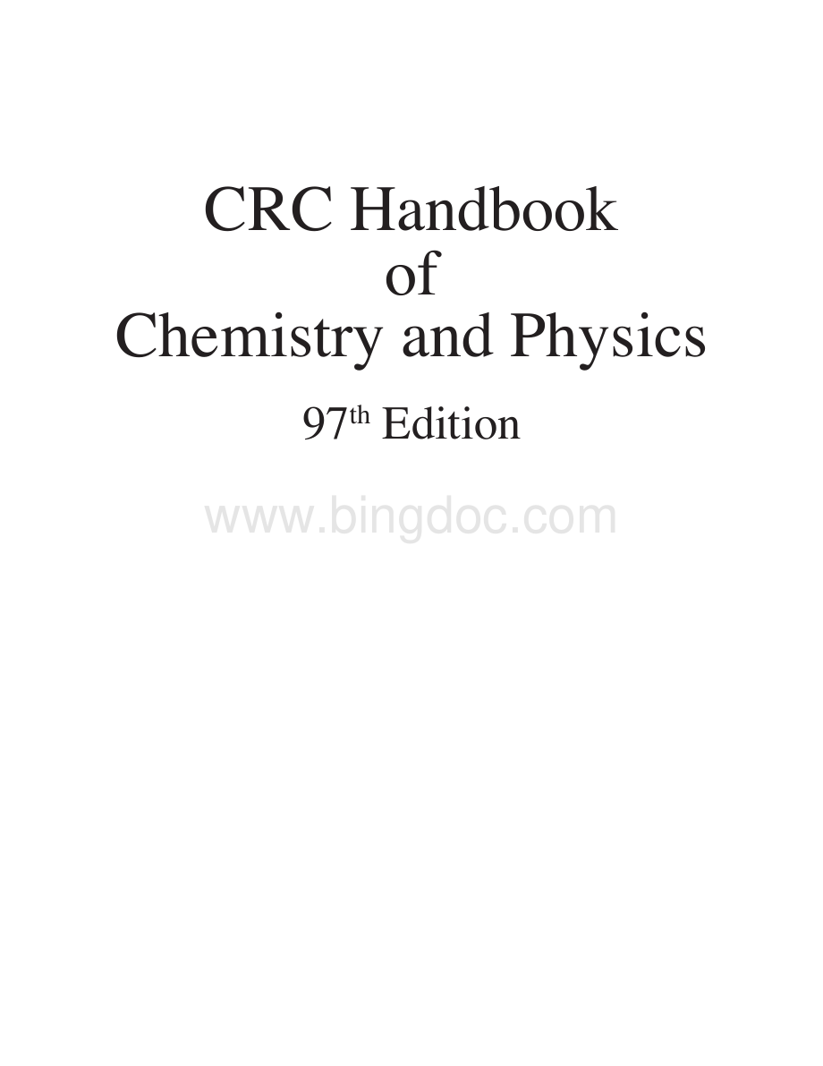 W. M. Haynes, David R. Lide, Thomas J. Bruno - CRC Handbook of Chemistry and Physics (2016-2017)-CRC Press (2016).pdf_第2页