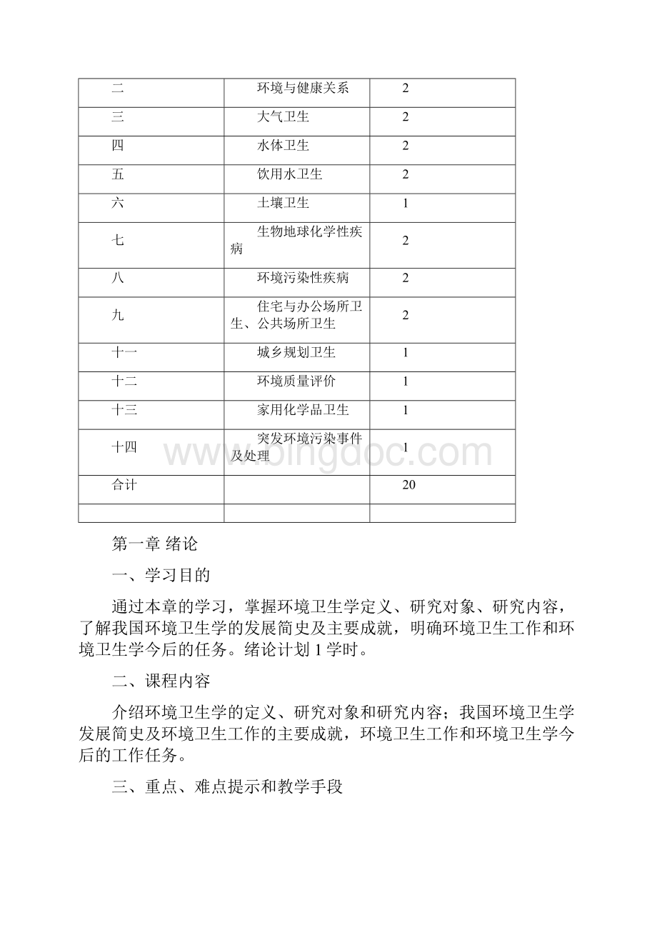 环境卫生学课程教学大纲.docx_第2页