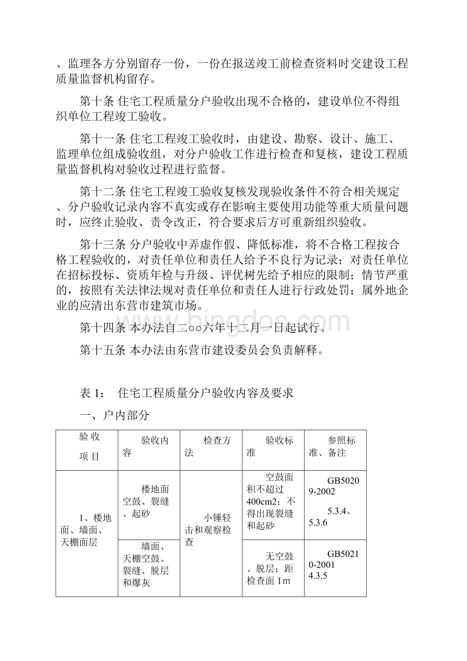 东营市住宅工程质量分户验收管理暂行办法.docx_第3页