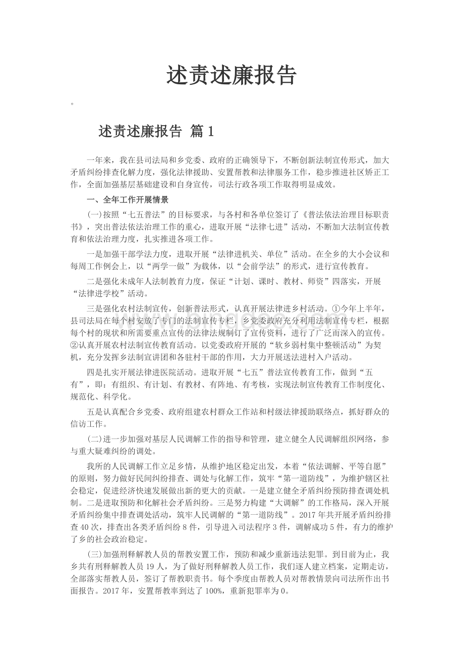 述责述廉报告.docx_第1页