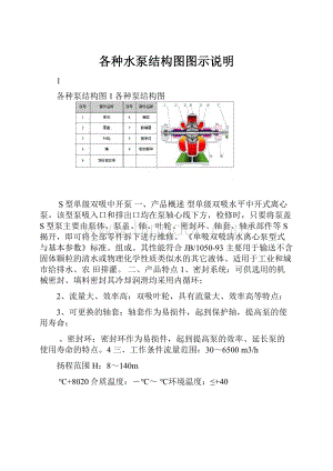 各种水泵结构图图示说明文档格式.docx