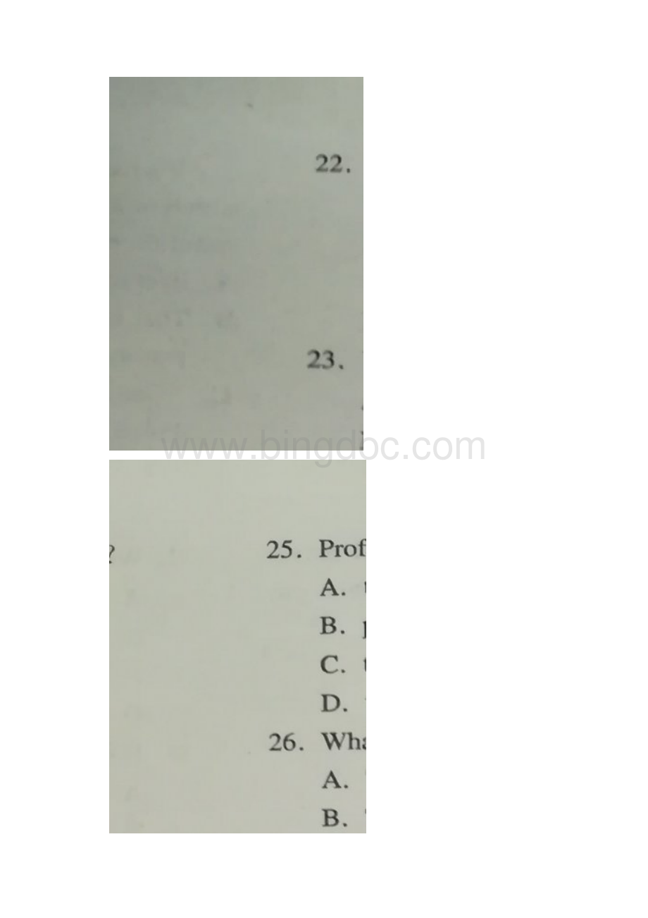 广西河池市学年高二英语上学期第一次月考试题扫描版无答案Word下载.docx_第3页