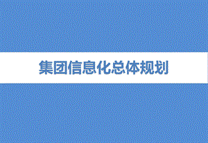 数字化转型：集团企业信息化规划方案.pptx