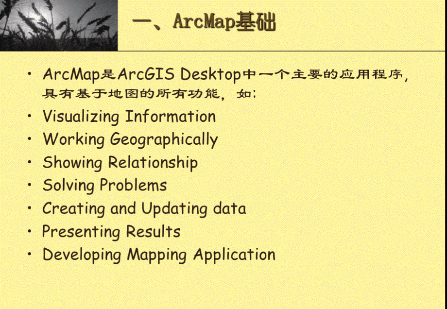 ArcGIS地理信息系统空间分析实验教程PPT-第2章-ArcGIS应用基础.ppt_第3页