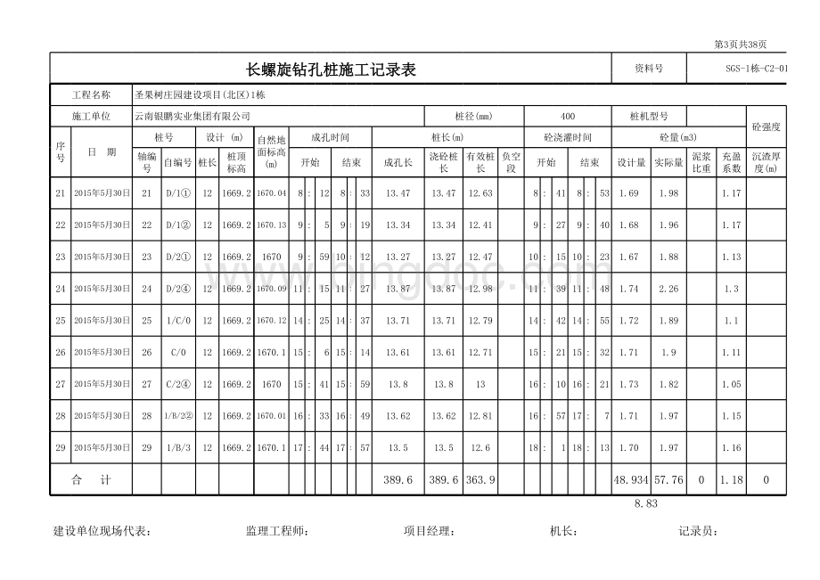 钢筋笼(螺旋箍筋)工程量自动计算表.xlsx_第3页