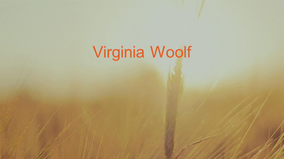 Virginia-WoolfPPT格式课件下载.pptx