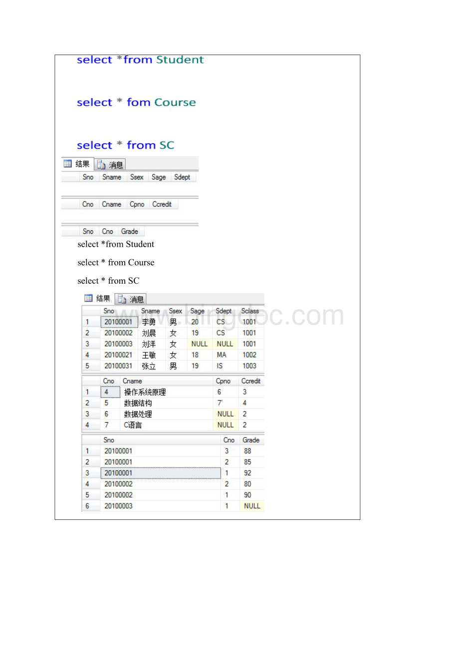 数据库实验报告Word下载.docx_第3页