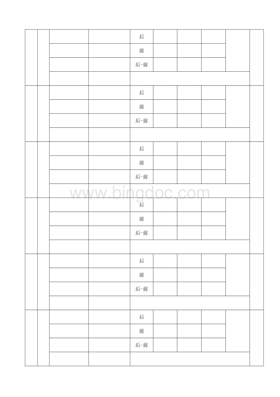 四等水准测量空白记录表.doc_第2页