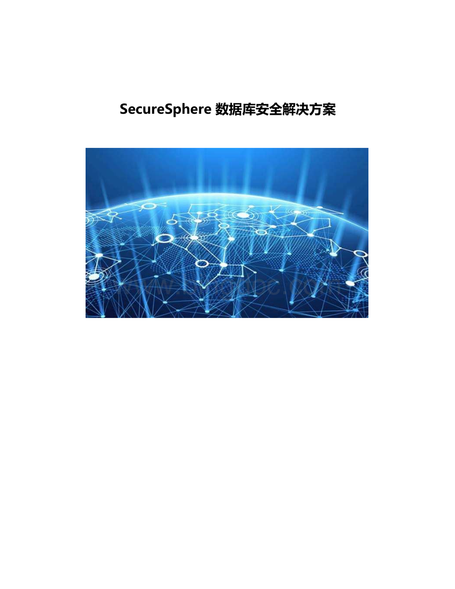 SecureSphere数据库安全解决方案Word文档格式.docx