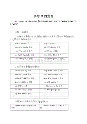 字母O的发音.docx