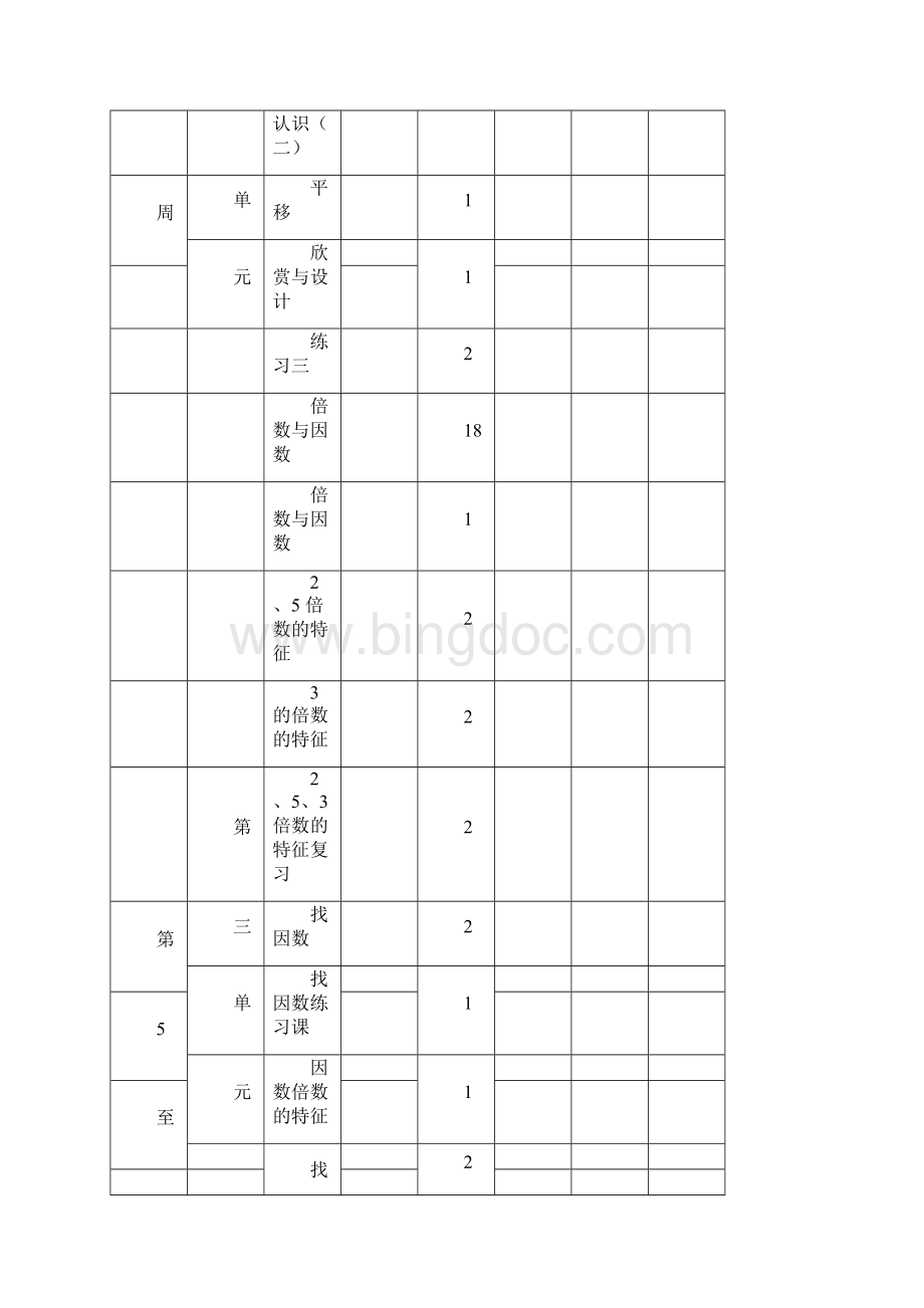 最新北师大版小学五年级上册数学教案全册Word格式.docx_第3页