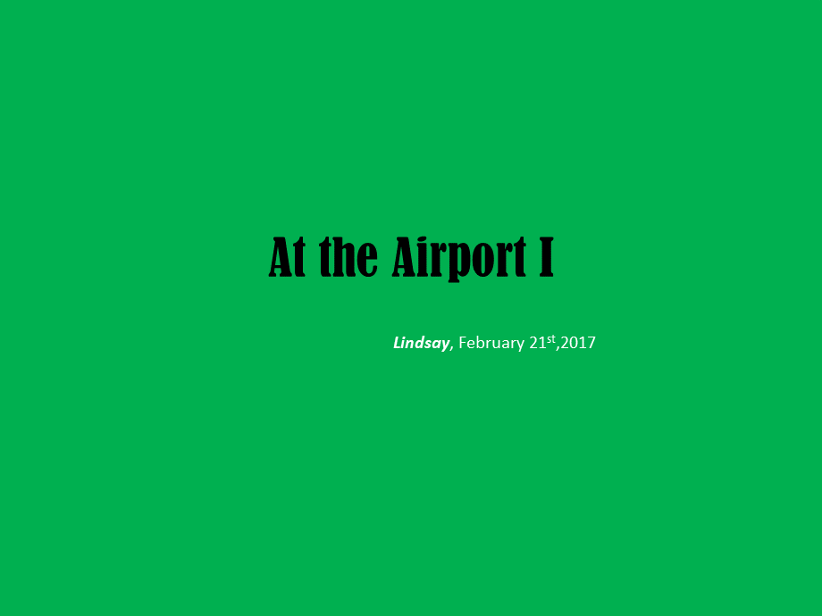 3-At-the-Airport-I-旅游英语.pptx_第1页