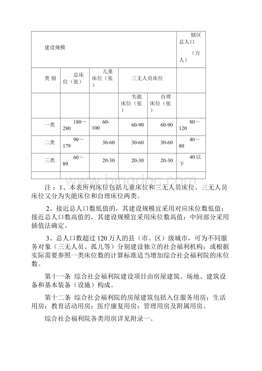 建设规模及项目构成民政部.docx_第3页