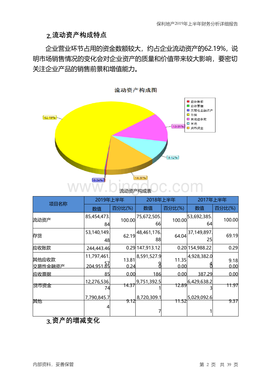 保利地产2019年上半年财务分析详细报告.docx_第2页