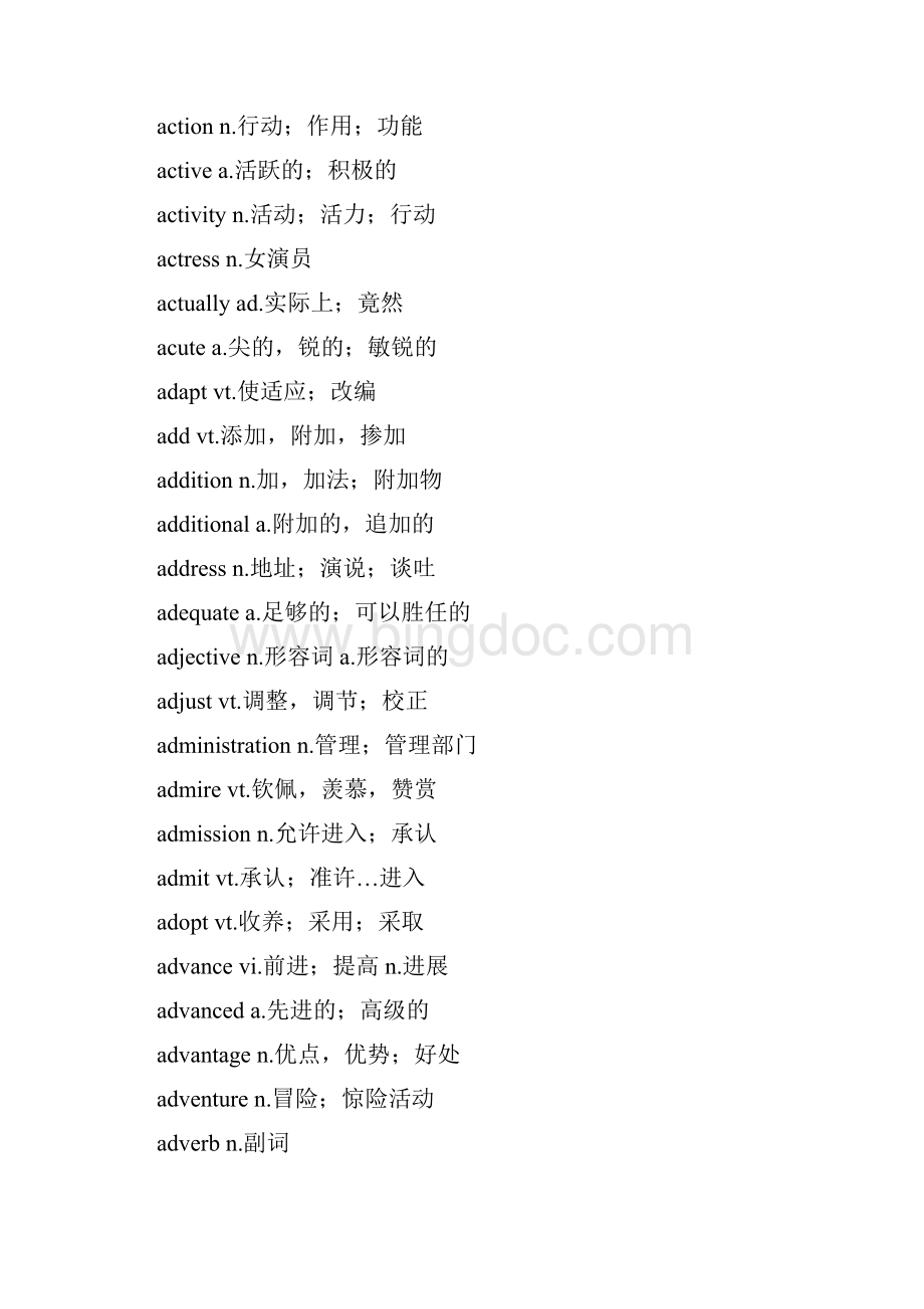 大学英语四级高频词汇表Word下载.docx_第3页