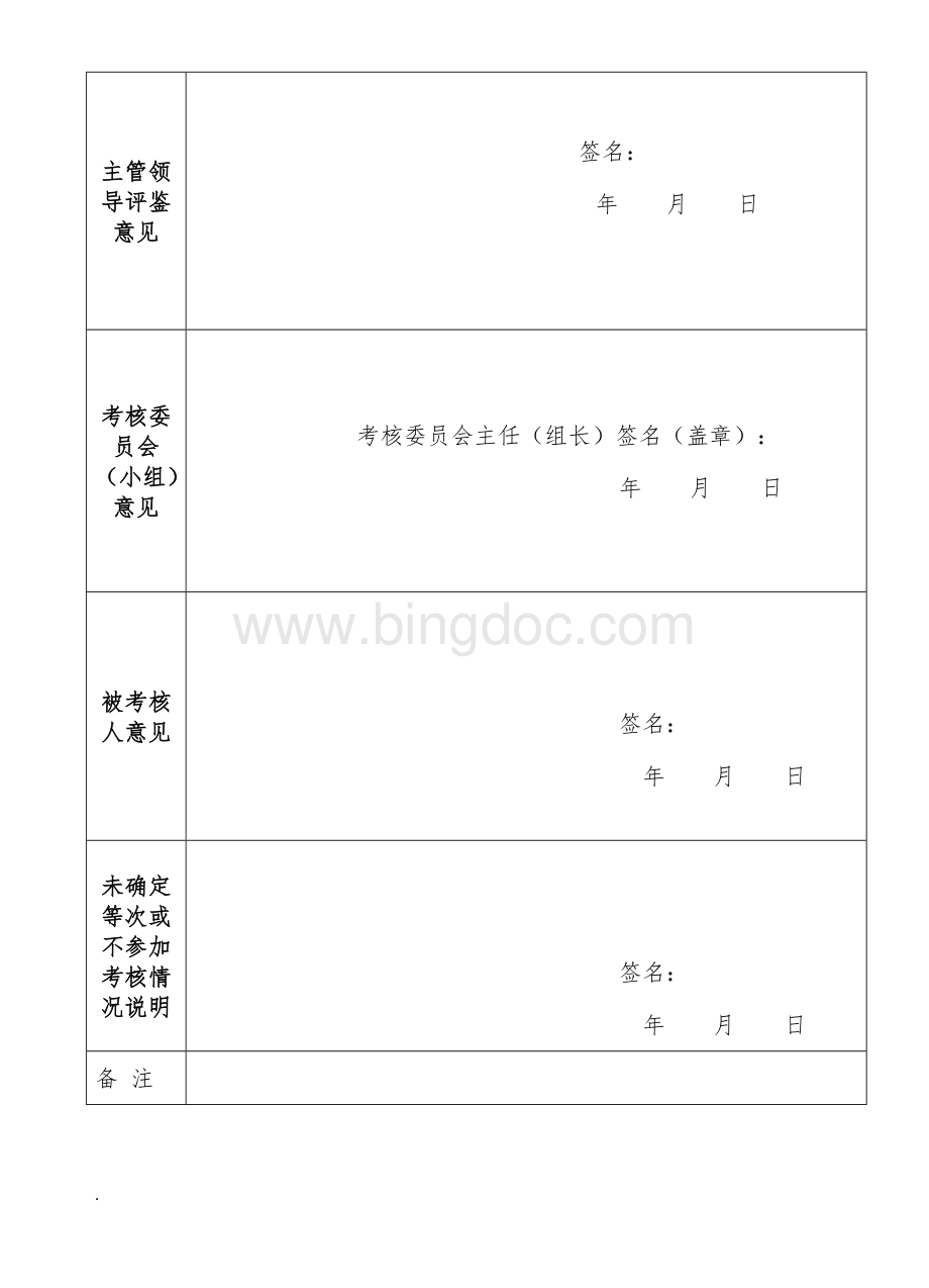 教师人事代理年度考核登记表Word文件下载.doc_第3页