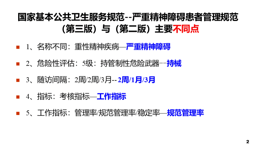 严重精神障碍患者管理 ppt课件PPT资料.ppt_第2页