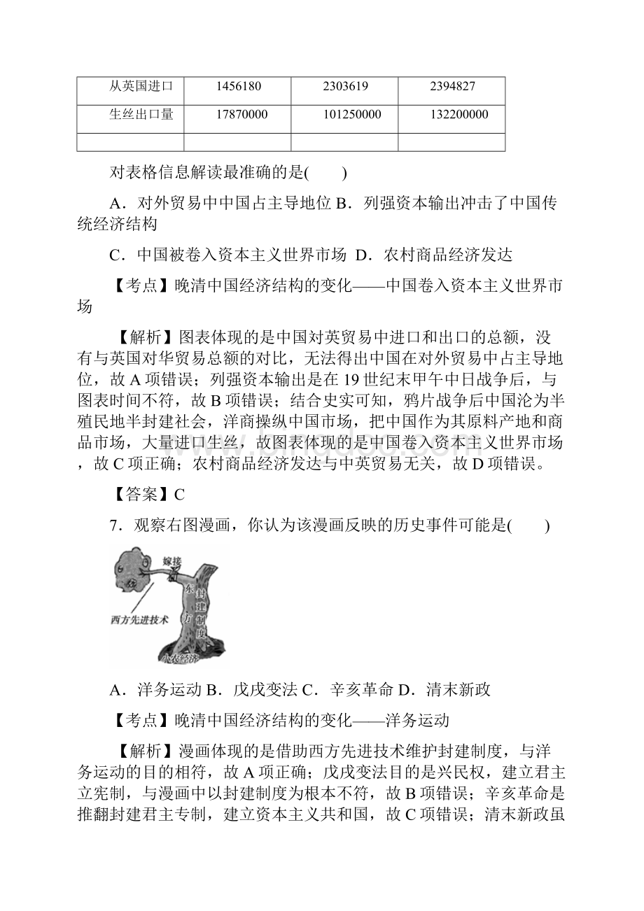 名师解析安徽省淮北市亳州市届高三第一次模拟考试历史试题.docx_第2页