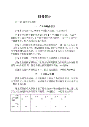 财务部分Word格式文档下载.docx