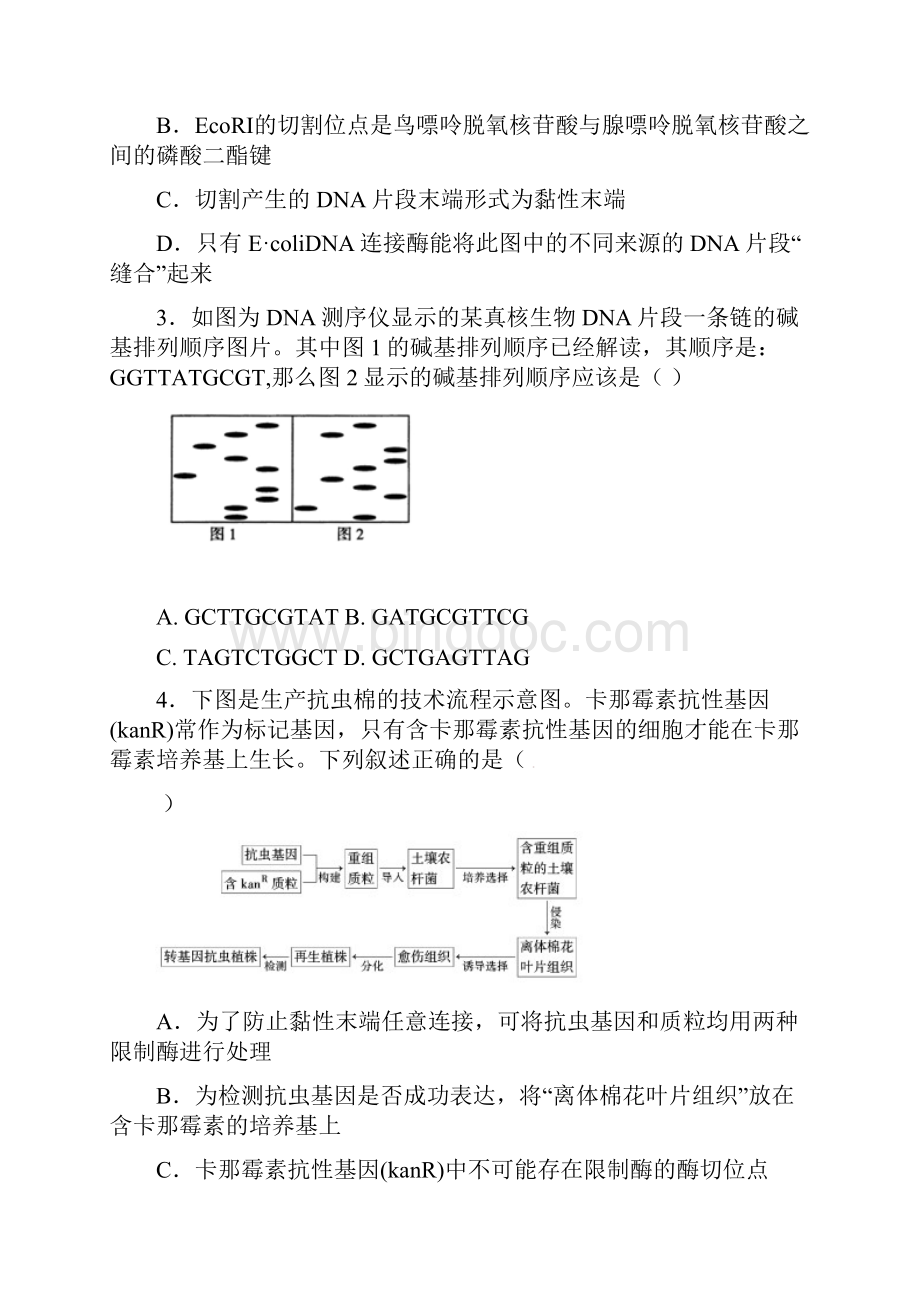 高二下学期调研考试生物试题.docx_第2页