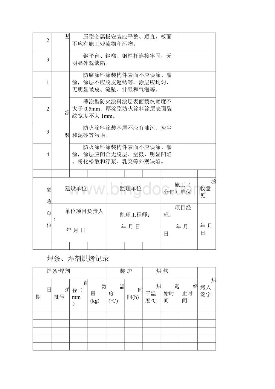 钢结构工程施工记录.docx_第2页