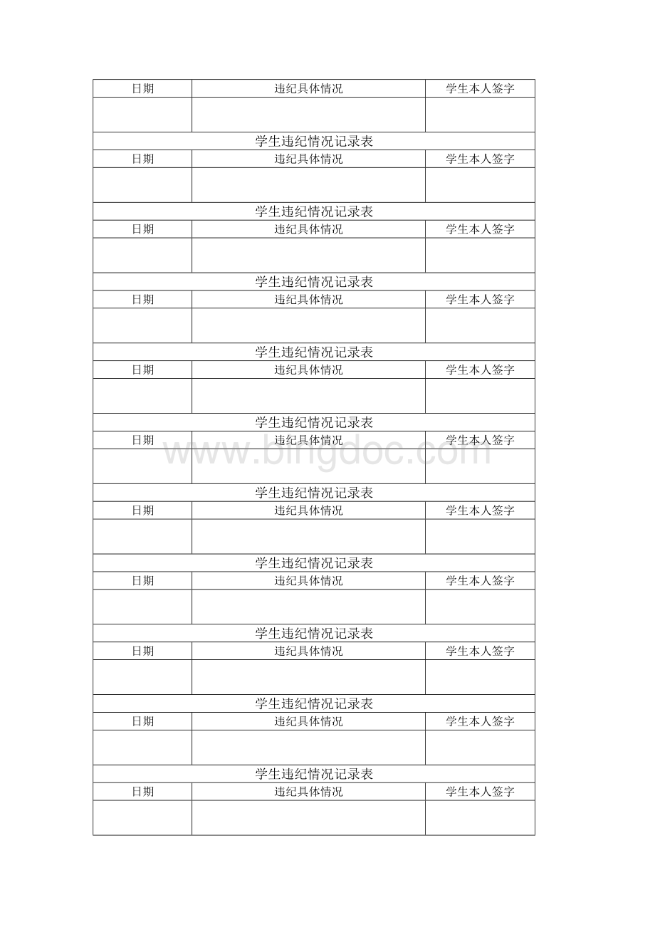 学生违纪情况记录表.doc_第3页