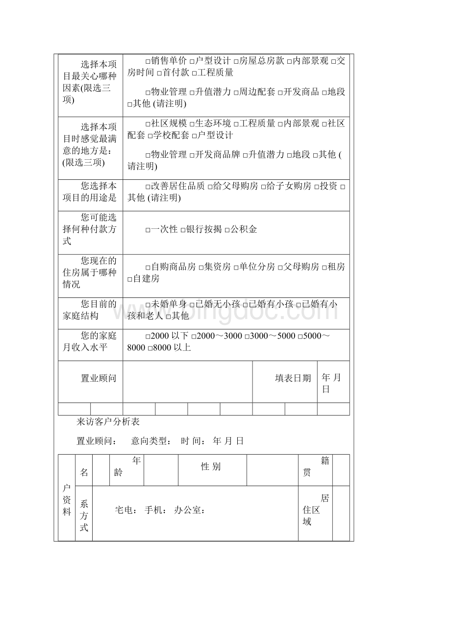 房地产全程营销策划全套表格Word文档格式.docx_第3页