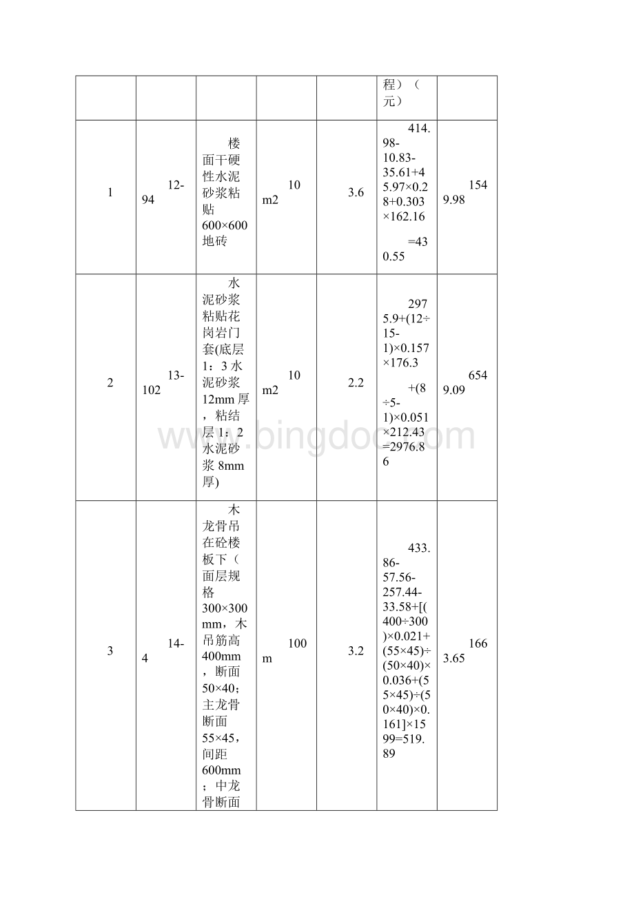 江苏省造价员考试装饰真题及答案Word文档格式.docx_第2页