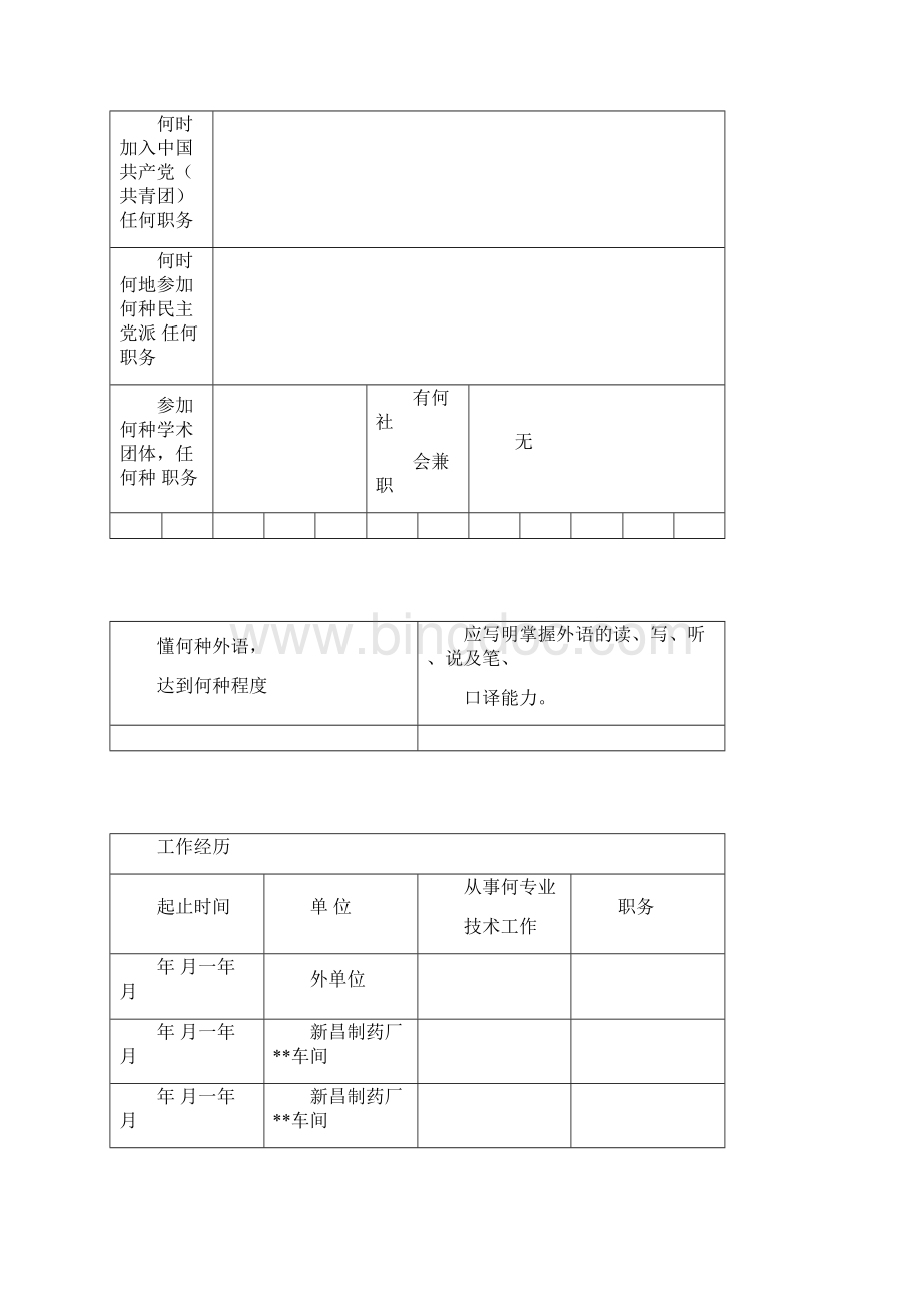 专业技术资格评审表样本.docx_第3页