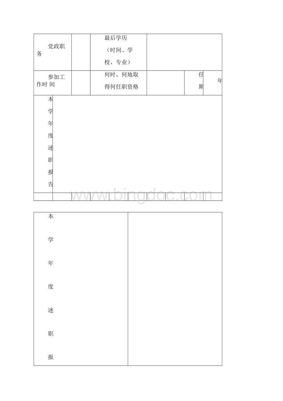 教师年度考核表.docx_第2页