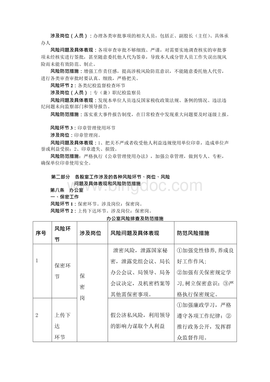 霞山区国家税务局内部控制制度完整版Word格式.docx_第2页