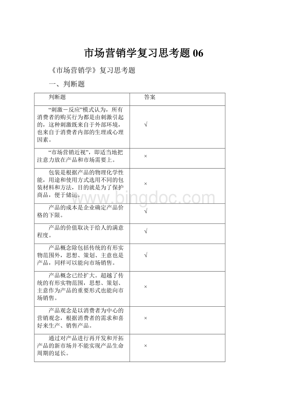 市场营销学复习思考题06.docx_第1页