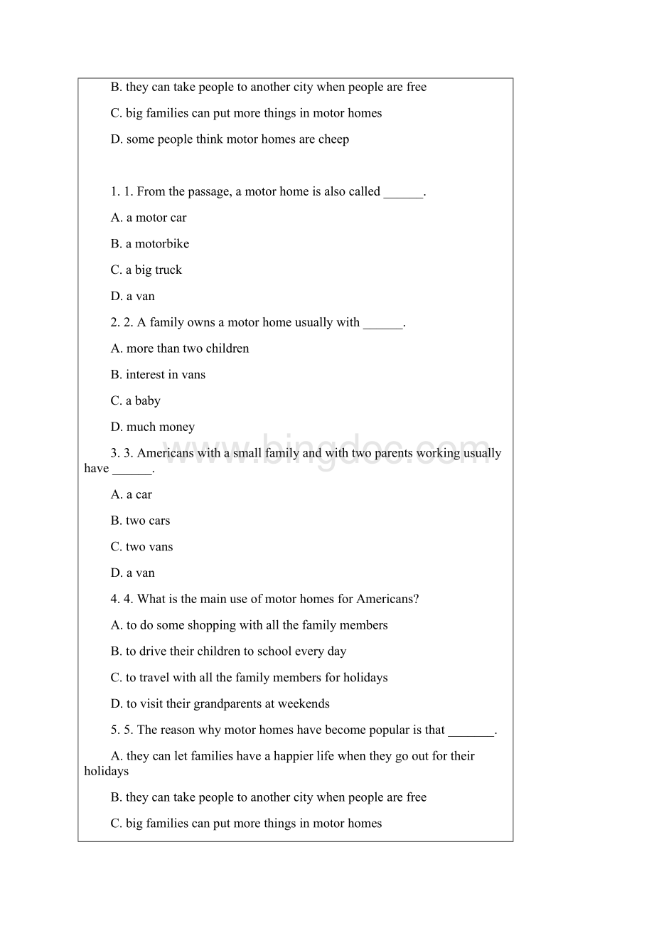 大学英语3 阶段作业第一次阶段作业文档格式.docx_第2页