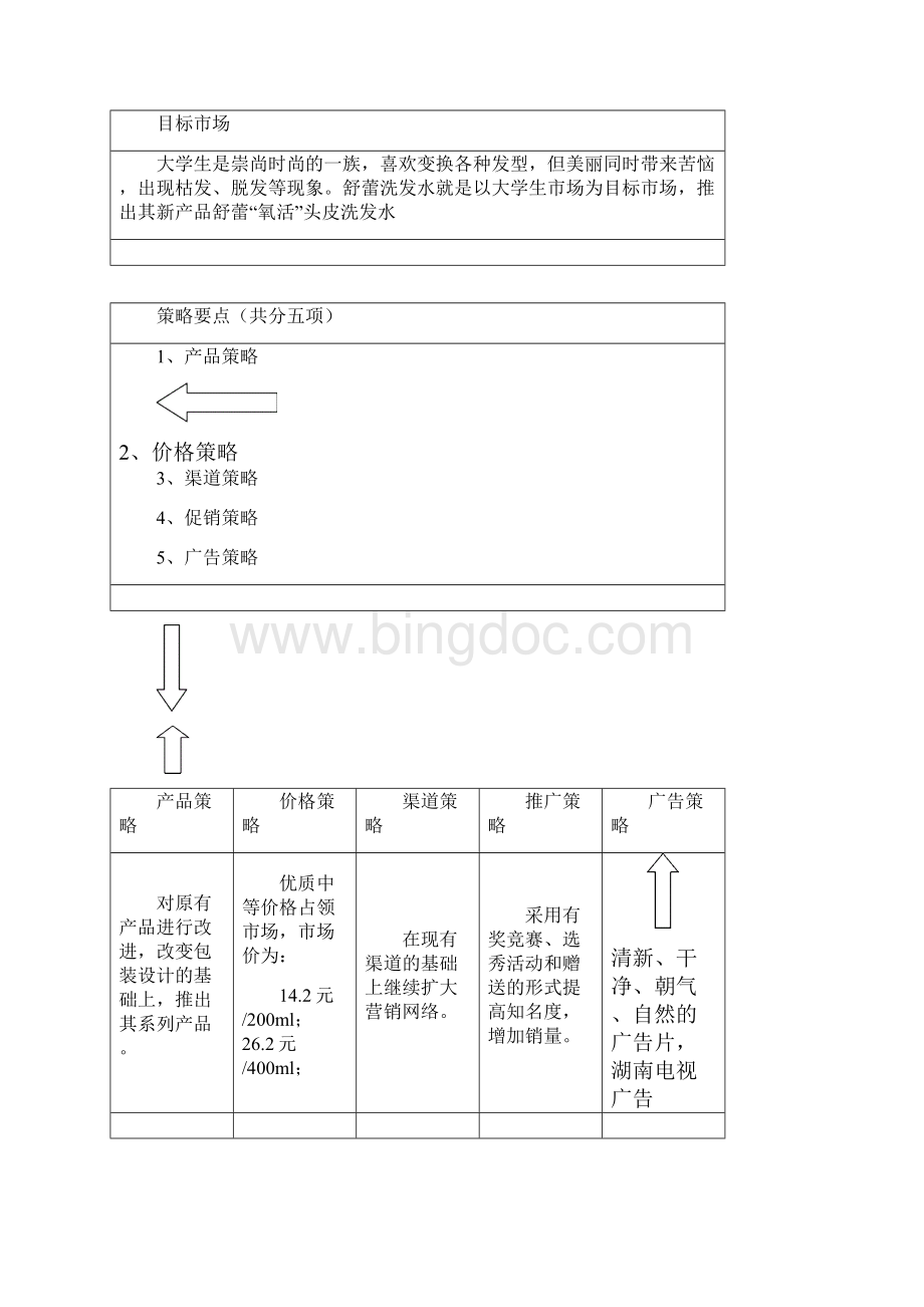 XX品牌洗发水市场营销企业规划书.docx_第3页