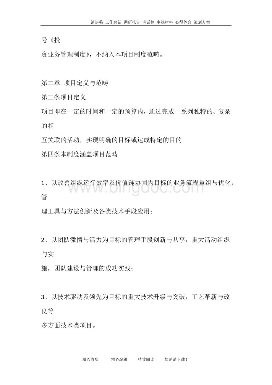 集团项目制管理办法Word文件下载.doc_第2页