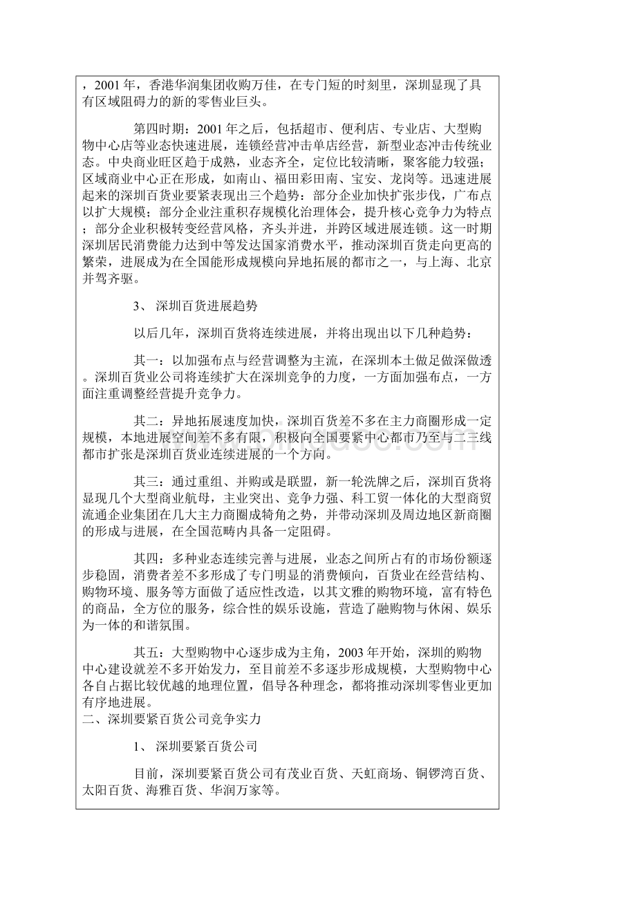 深圳百货业竞争情况分析Word下载.docx_第3页