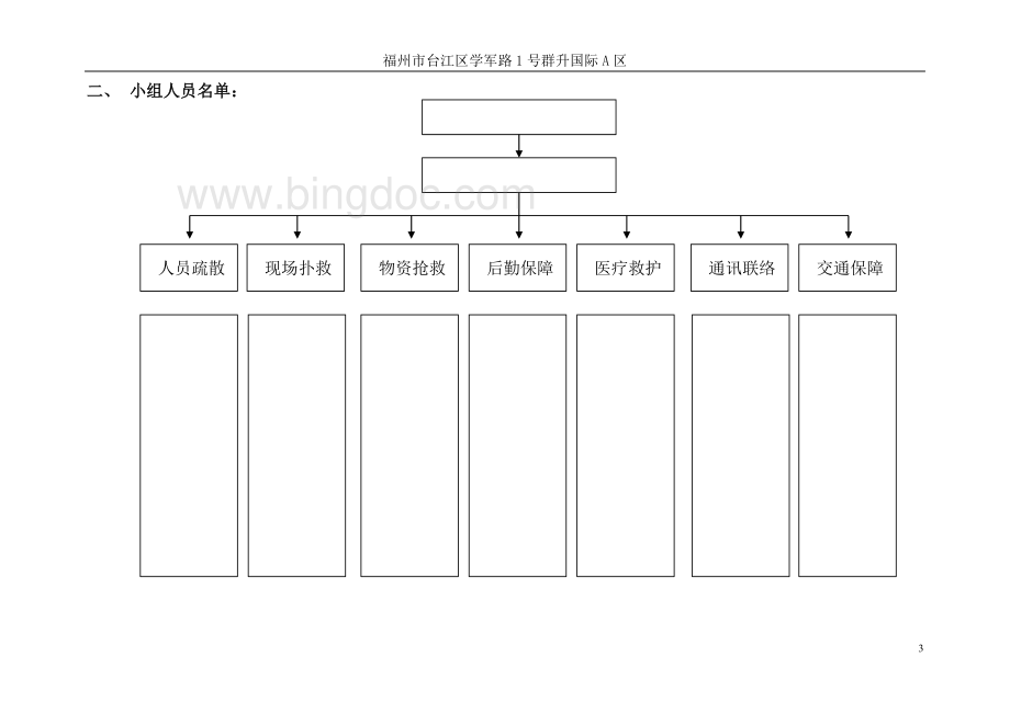 高层消防应急预案、应急小组、消防演练Word文档格式.doc_第3页