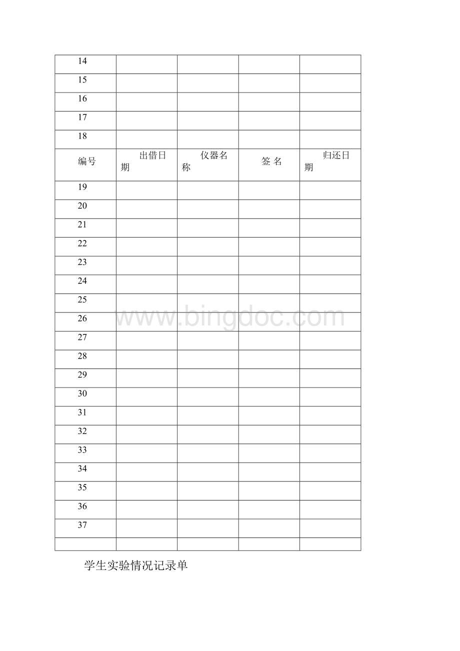 白银市第五中学实验教学记录表Word文档下载推荐.docx_第3页