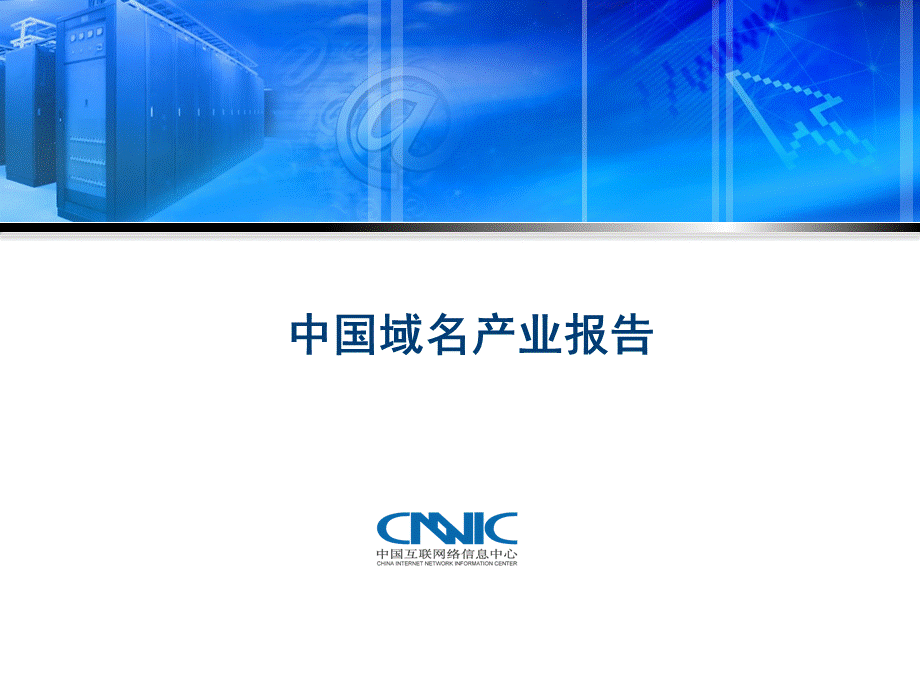 中国域名产业报告.ppt