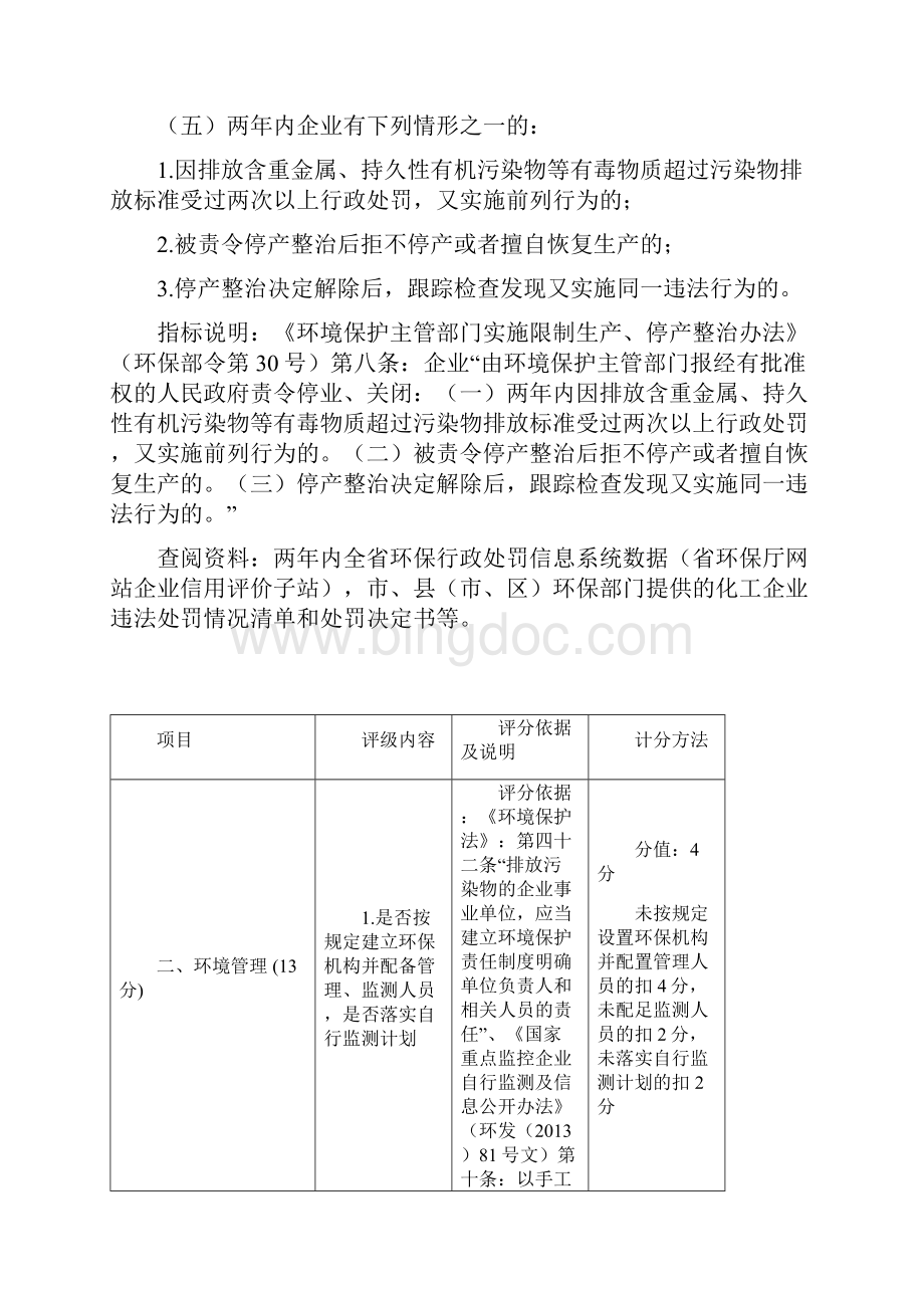 山东省化工生产企业环保评级评价.docx_第3页