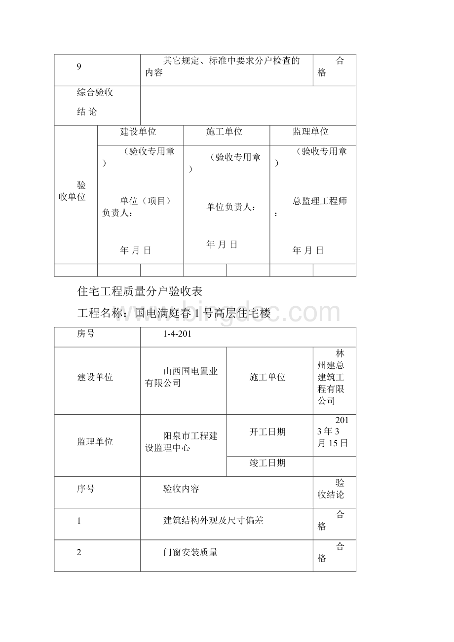 分户验收记录Word格式.docx_第2页