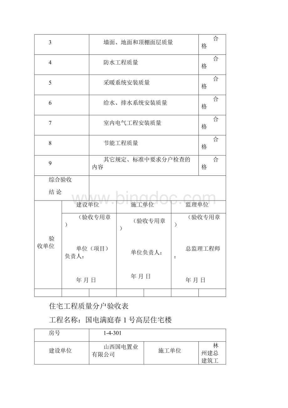 分户验收记录Word格式.docx_第3页