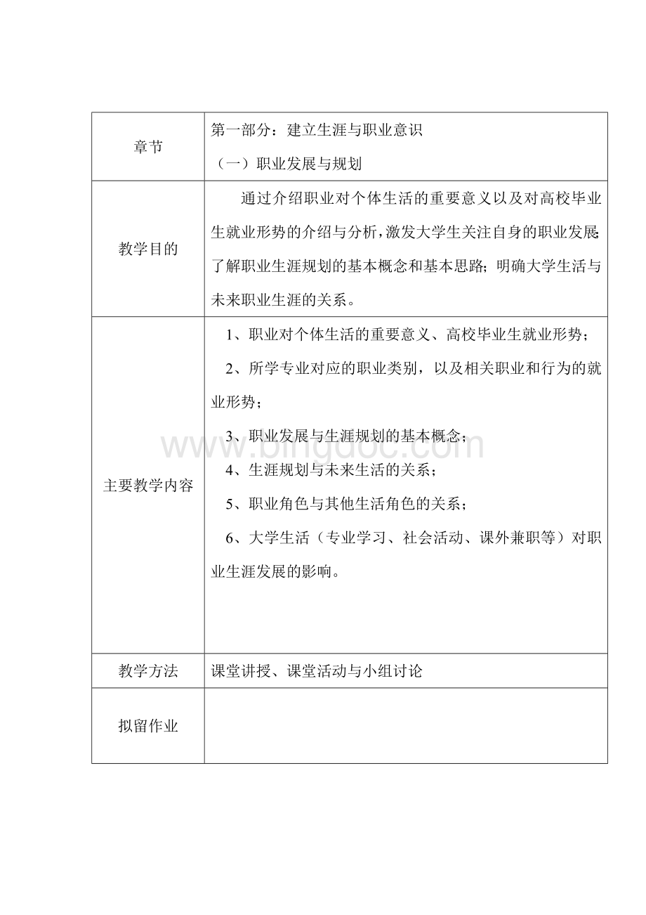 大学生职业发展与就业指导教案.doc_第2页