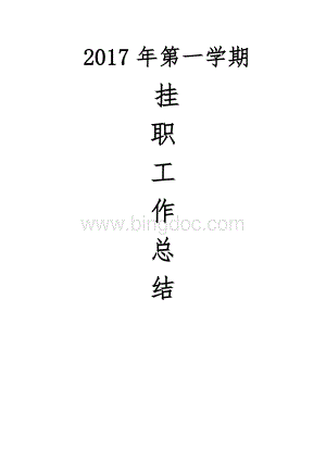 教师挂职工作总结.docx