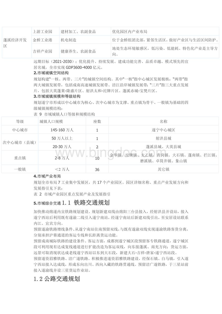 遂宁市城市总体规划文档格式.doc_第2页