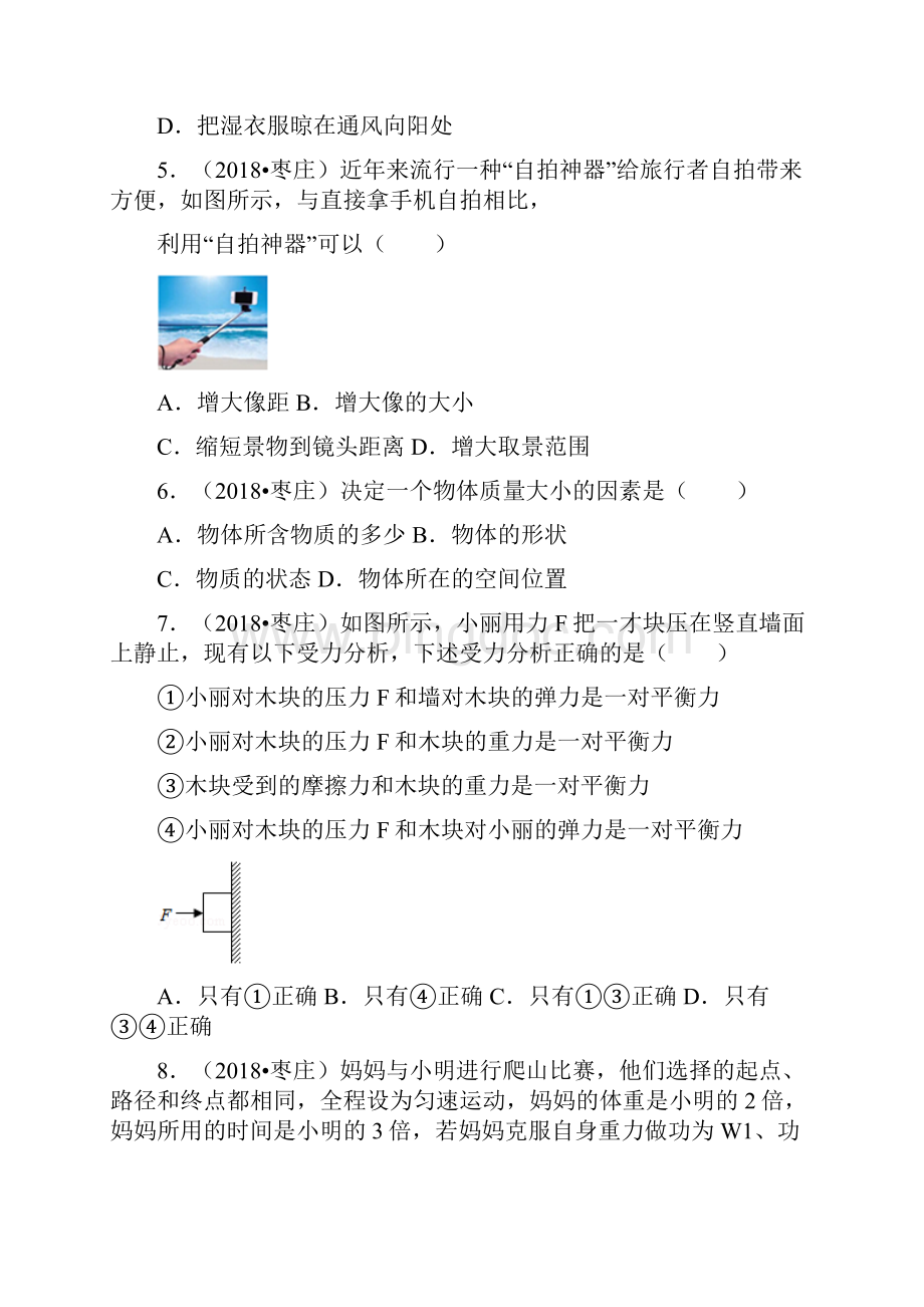 山东省枣庄市中考物理试题及答案解析.docx_第2页