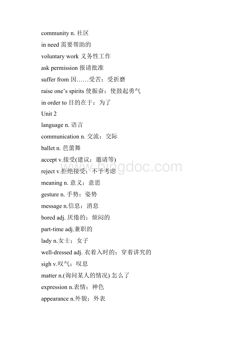 沪教版八年级下册词汇表Word文件下载.docx_第2页