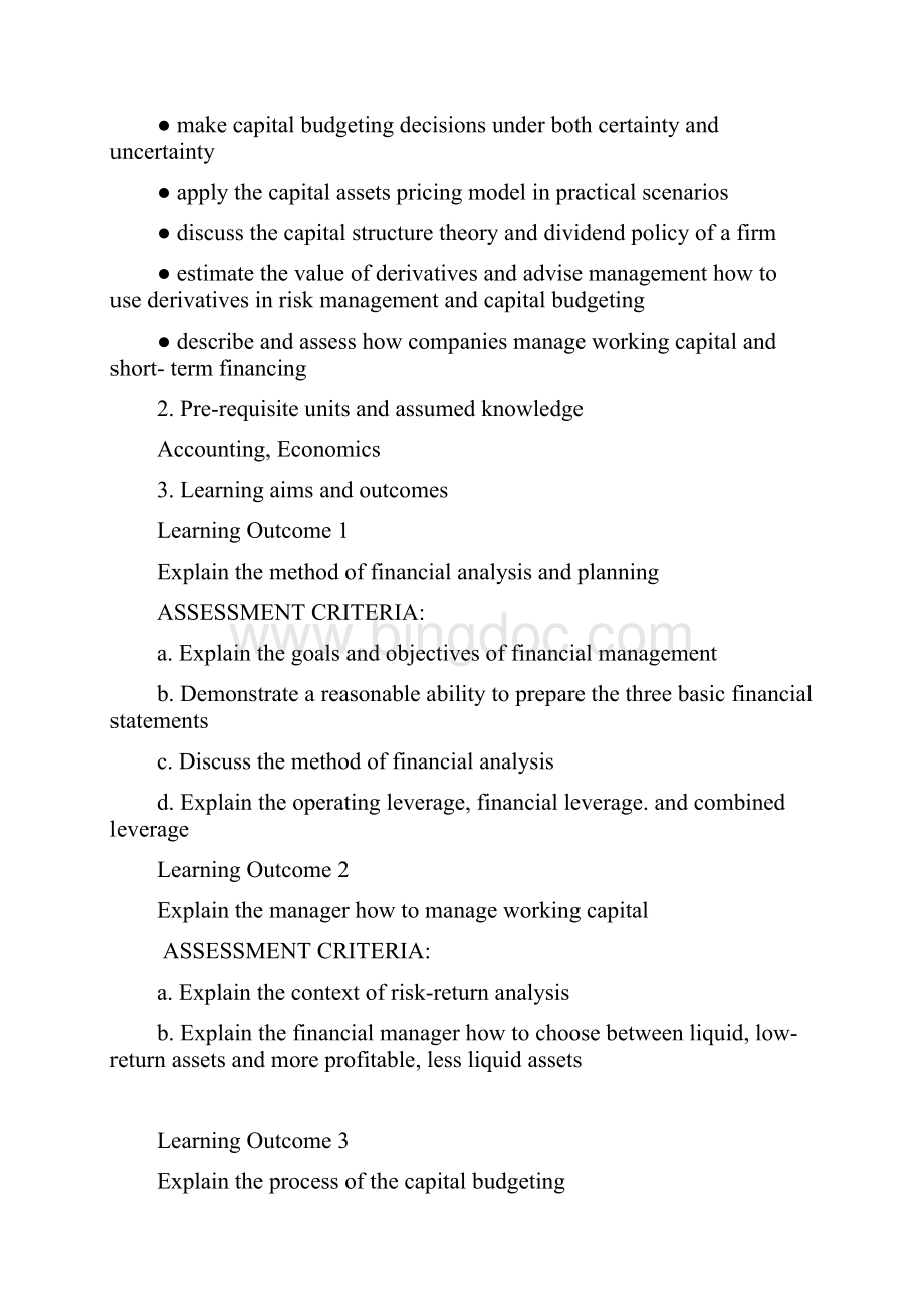财务管理系统基础英文大纲设计.docx_第2页