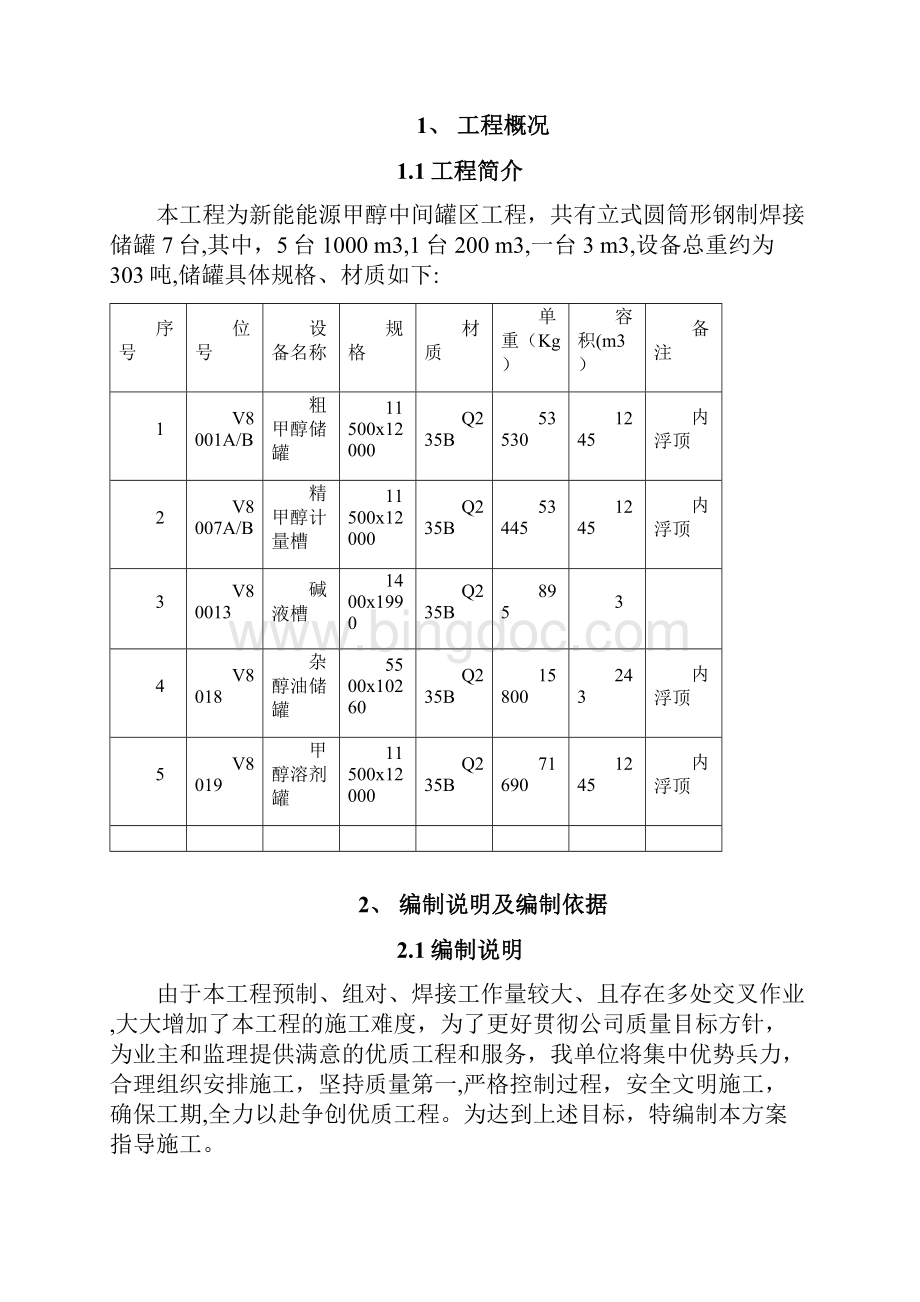 大型储罐制作安装施工方案范本模板.docx_第2页